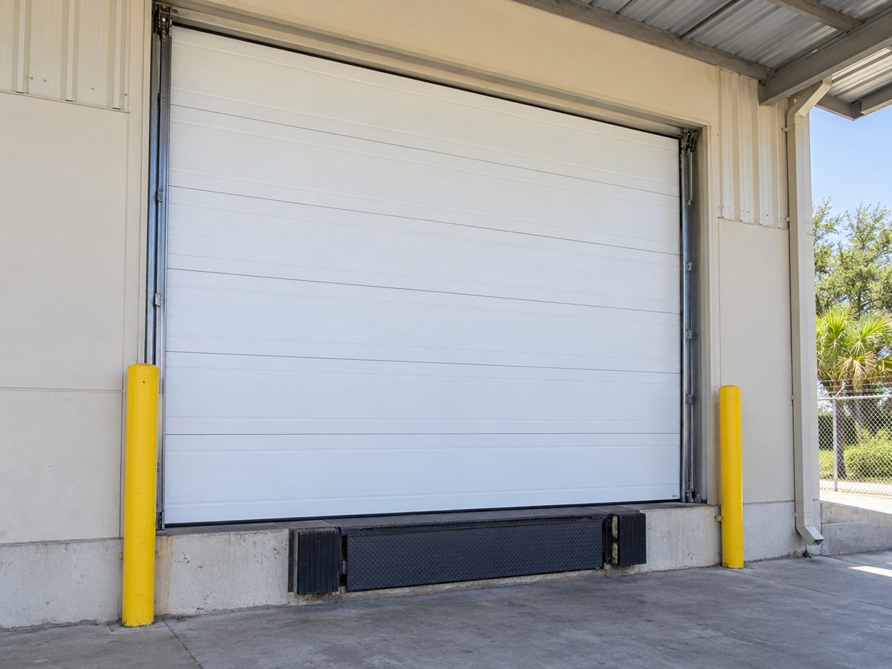 Illustrative commercial overhead door